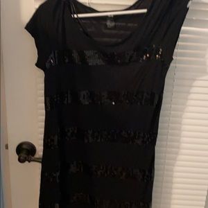 Black sequined